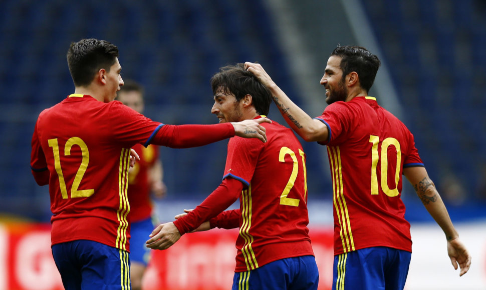Ispanija šventė lengvą pergalę