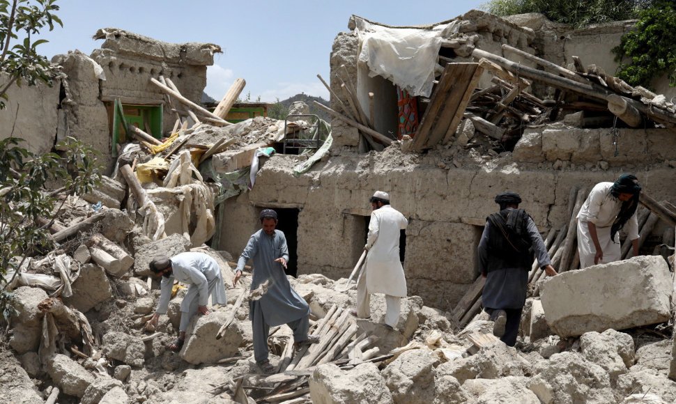 Žemės drebėjimo Afganistane padariniai