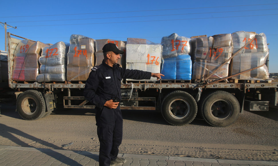 Palestinietis policininkas Gazos Ruožo pasienyje