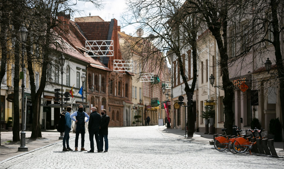 Popietė karantino sulėtintame Vilniuje