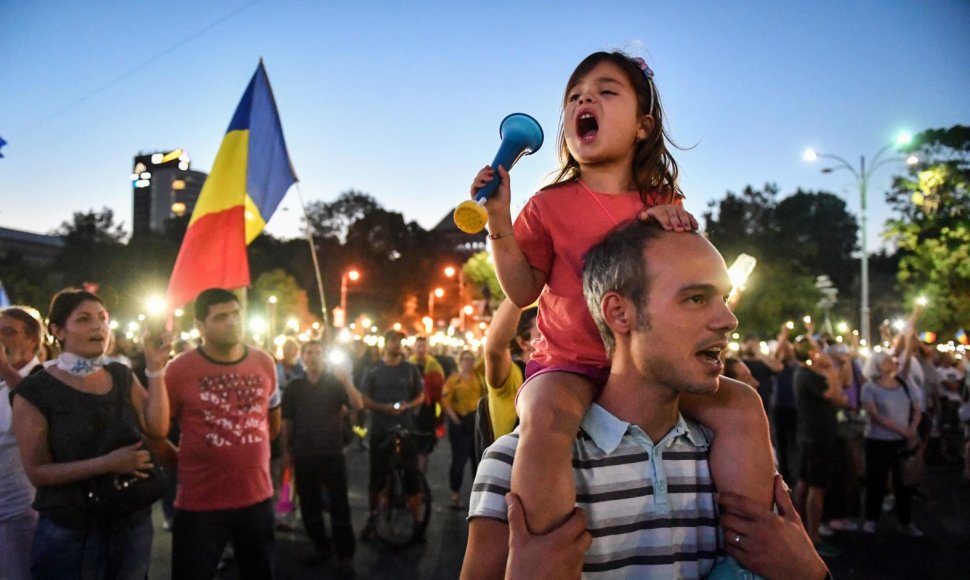 Protestai Rumunijoje