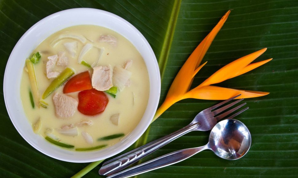 Tom Kha Kai sriuba