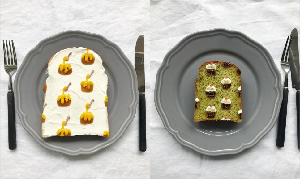 Eiko Mori dekoruoti sumuštiniai