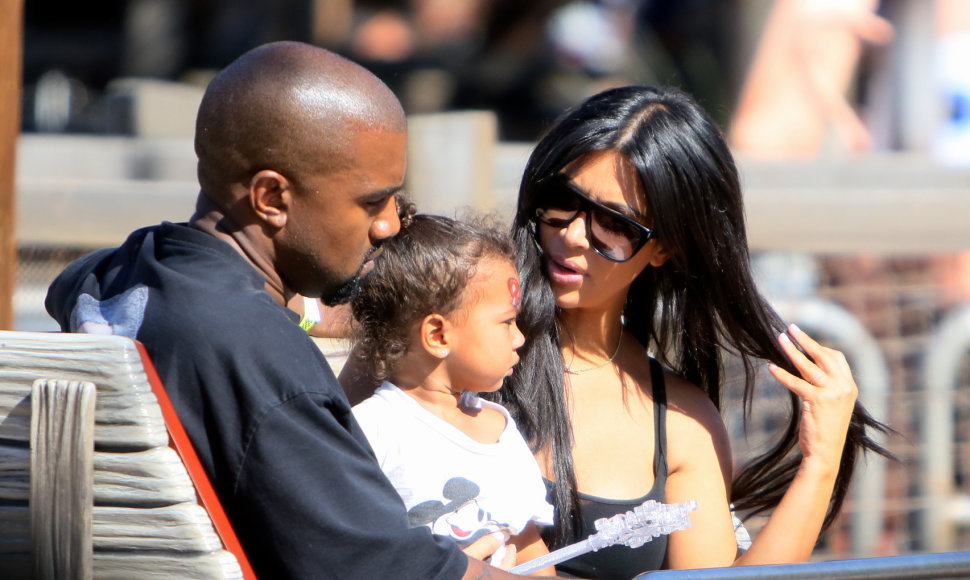 Kanye Westas, Kim Kardashian ir North West