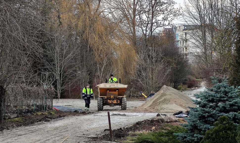 KU Botanikos sode verda darbai