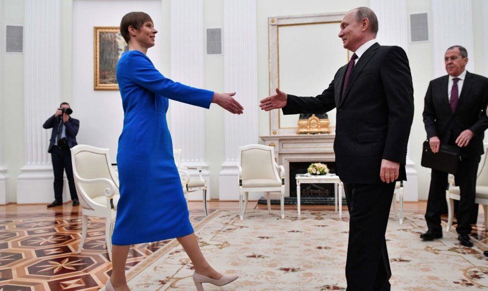 K.Kaljulaid ir V.Putino susitikimas Maskvoje