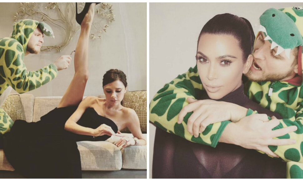 Lorenzas Valentino su Kim Kardashian ir Victoria Beckham