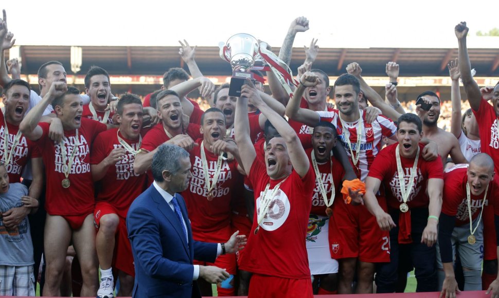 „Crvena Zvezda“ komanda išspirta iš UEFA čempionų lygos