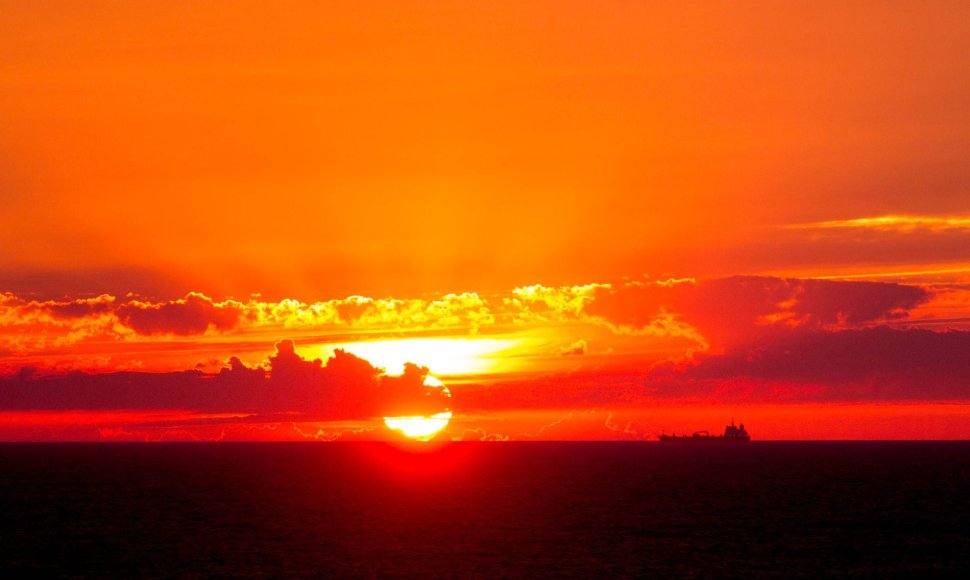 Saulėlydis Baltijos jūroje