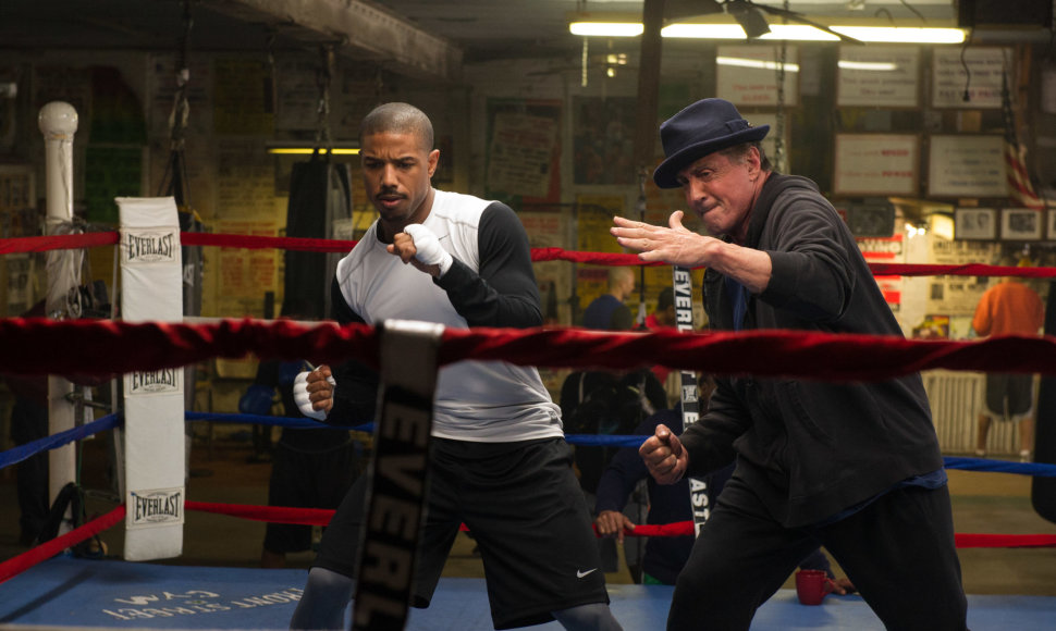Michaelas B.Jordanas ir Sylvesteris Stallone filme  „Krydas: gimęs kovoti“