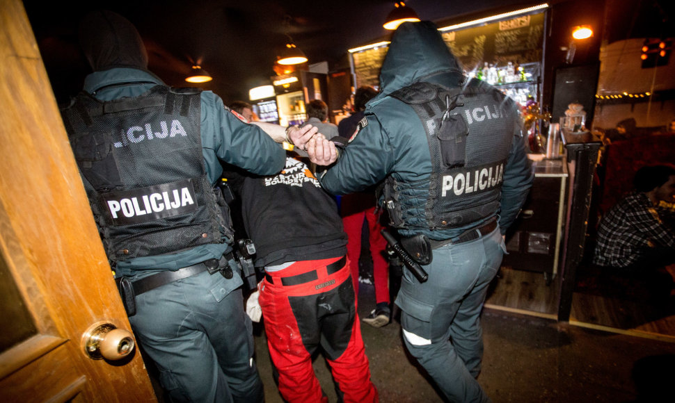 Policijos reidas Vilniaus naktiniame klube