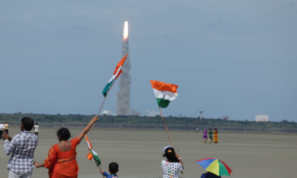 „Chandrayaan-3“ startas