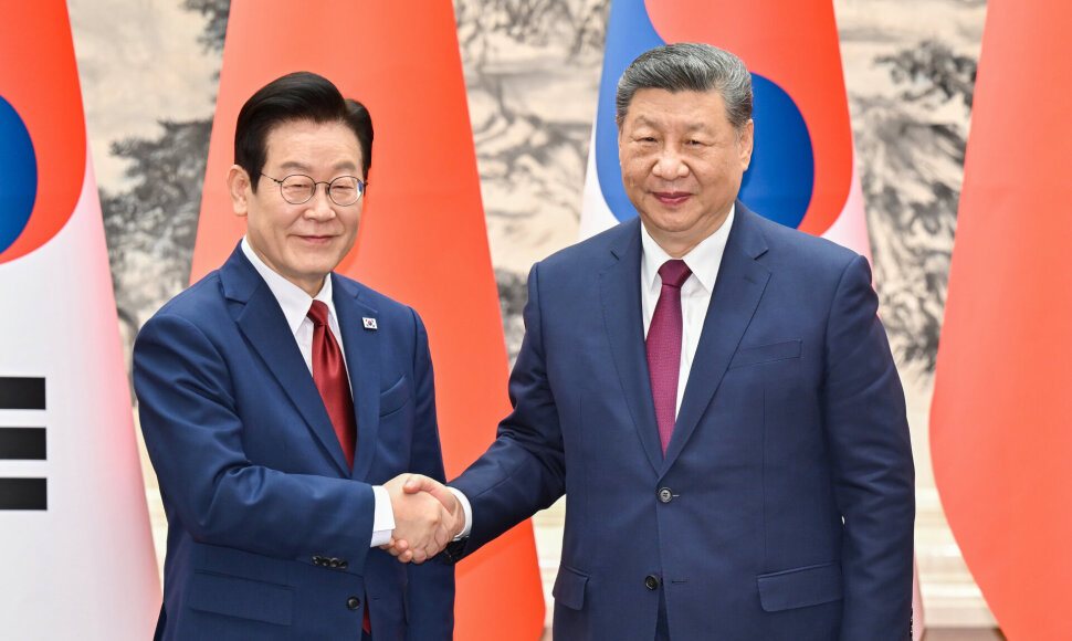 Lee Jae Myungas su Xi Jinpingu /  / AP