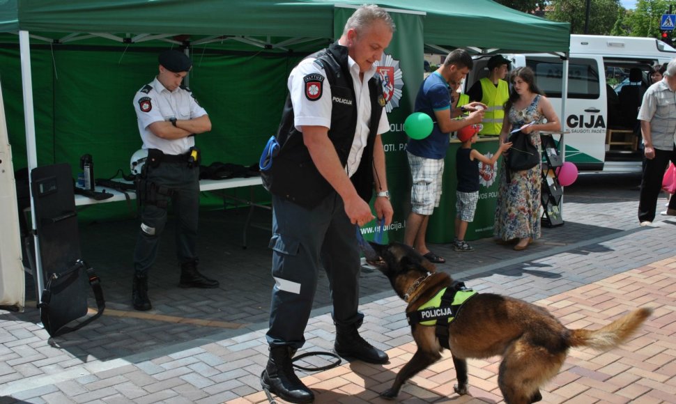 Alytaus policija paminėjo miesto gimtadienį