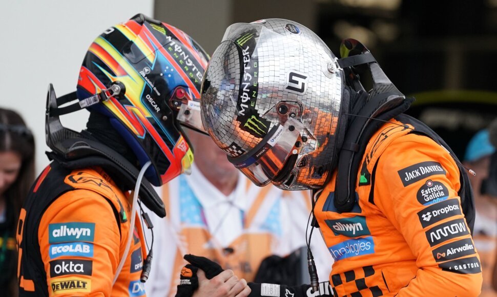 &bdquo;McLaren&ldquo; dominuoja: Lando Norrisas ir Oscaras Piastri.