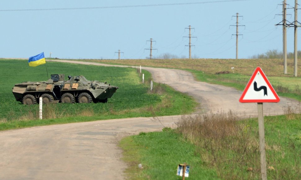 Ukrainos kariai užsiėmę pozicijas netoli Slovjansko