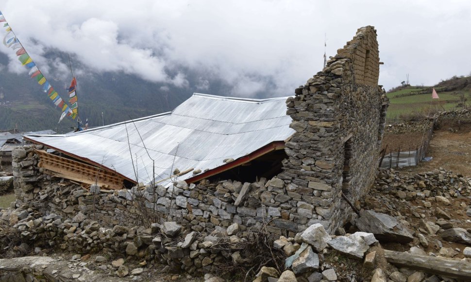 Žemės drebėjimo padariniai Tibete