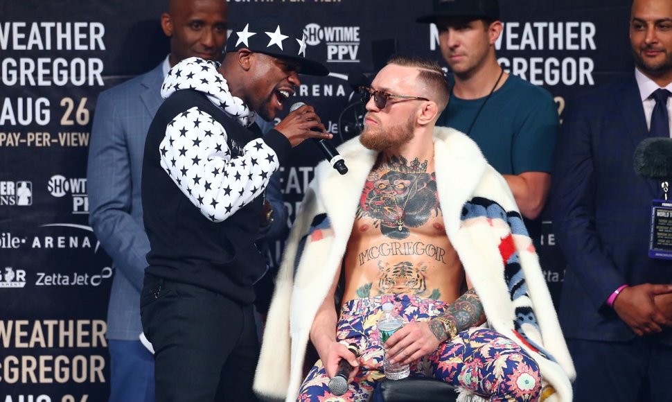 Floydas Mayweatheris ir Conoras McGregoras