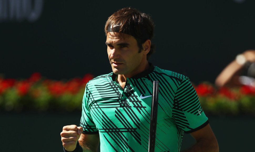 Rogeris Federeris „BNP Paribas Open“ finale nugalėjo Staną Wawrinką