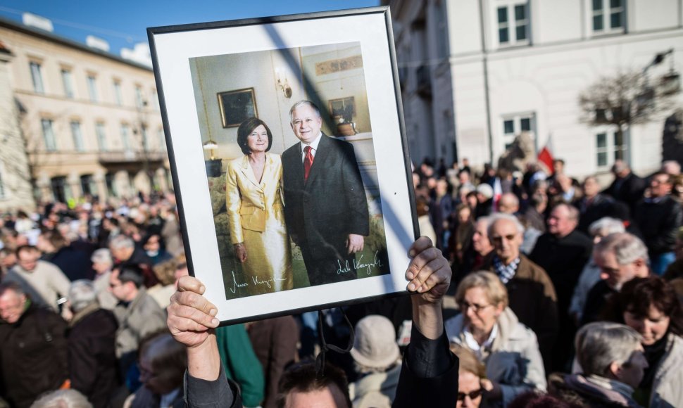 Varšuvoje paminėtos Lecho Kaczynskio žūties metinės