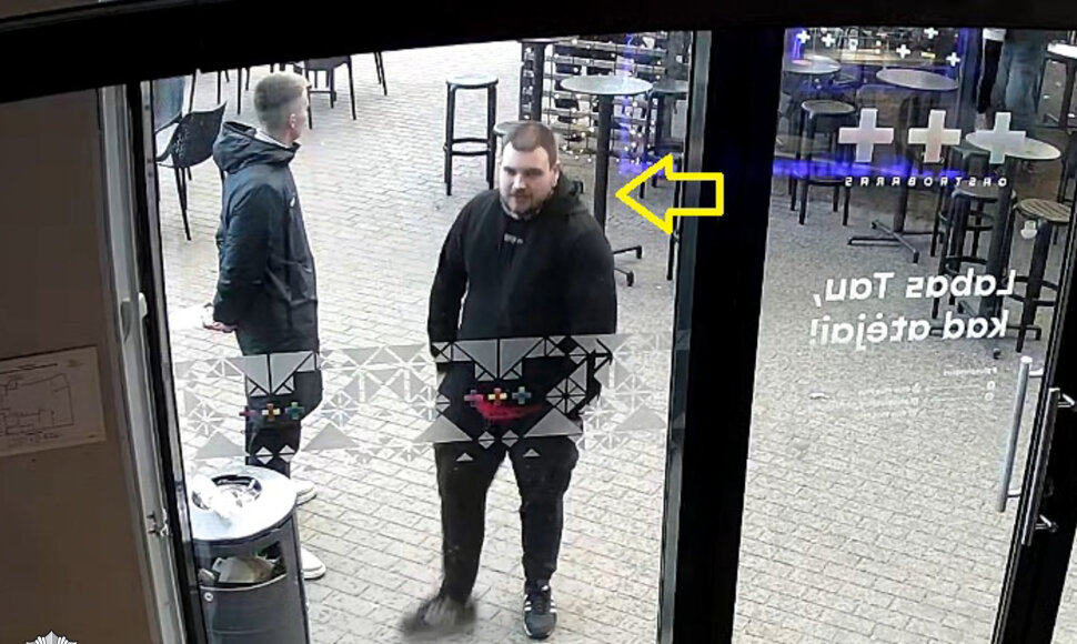 Užfiksuotas įtariamasis