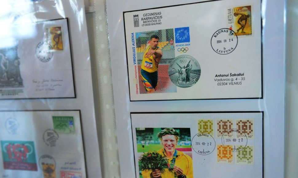 Sostinėje atidaryta filatelijos paroda Lietuvos olimpinio sąjūdžio 90-mečiui