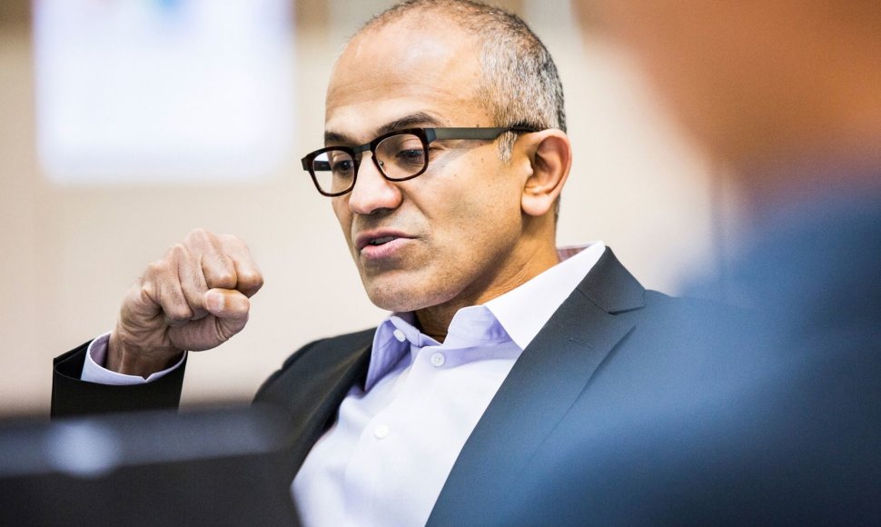 Naujasis „Microsoft“ vadovas Satya Nadella