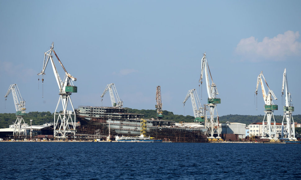 Kroatijos laivų statykla Puloje, priklausanti bendrovei „Uljanik“
