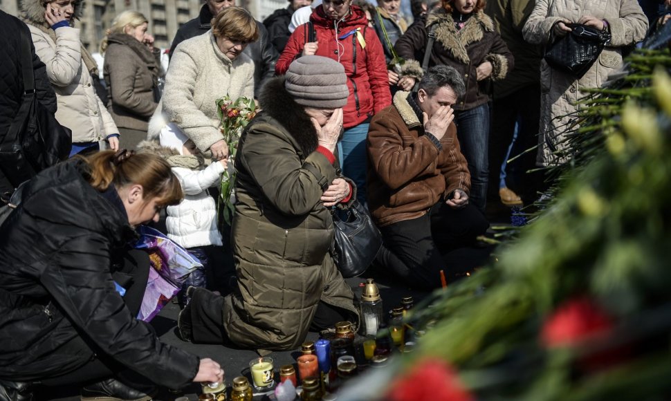 Žuvusiųjų pagerbimas Kijeve 