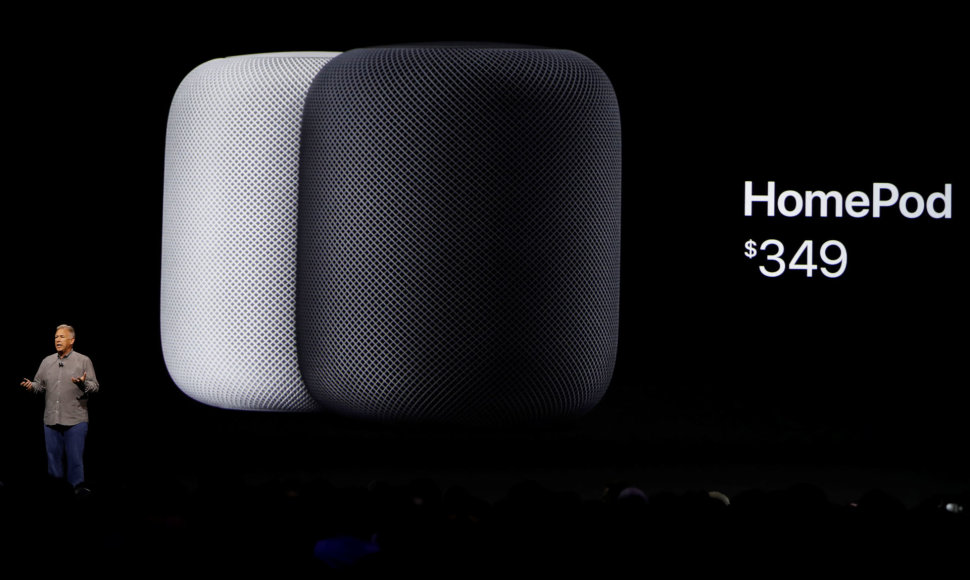 „Apple“ naujoji garso kolonėlė „HomePod“