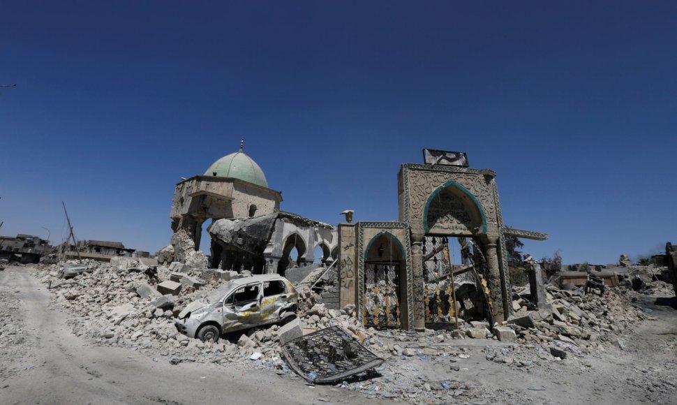 Sugriauta šventykla Irake