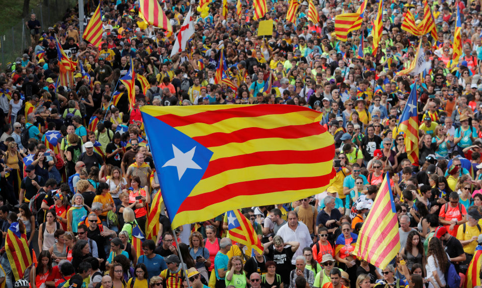 Katalonijoje vyksta visuotinis streikas