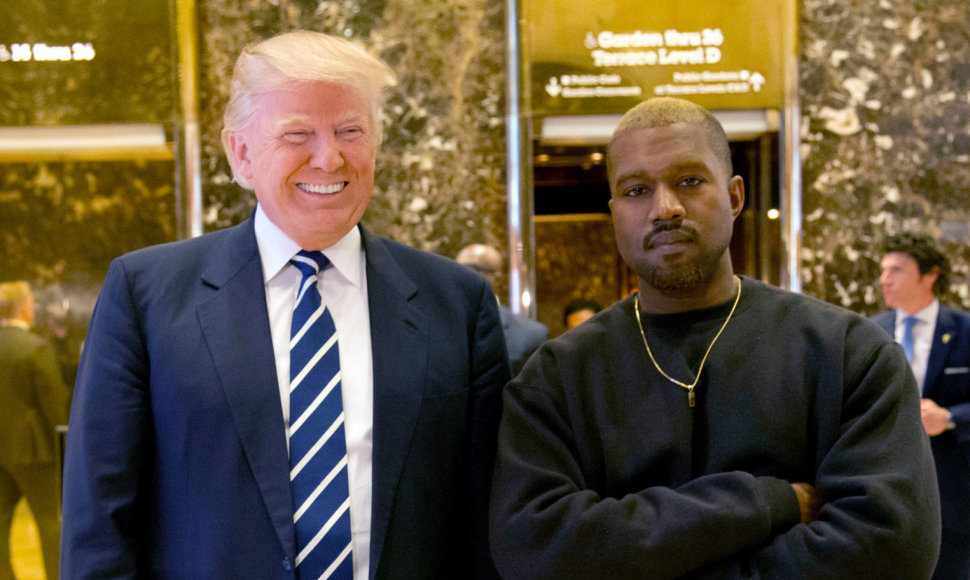 Donaldas Trumpas ir Kanye Westas