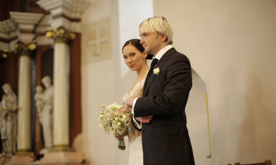 Stanislavas Stavickis-Stano su žmona Indre (2008 m.)