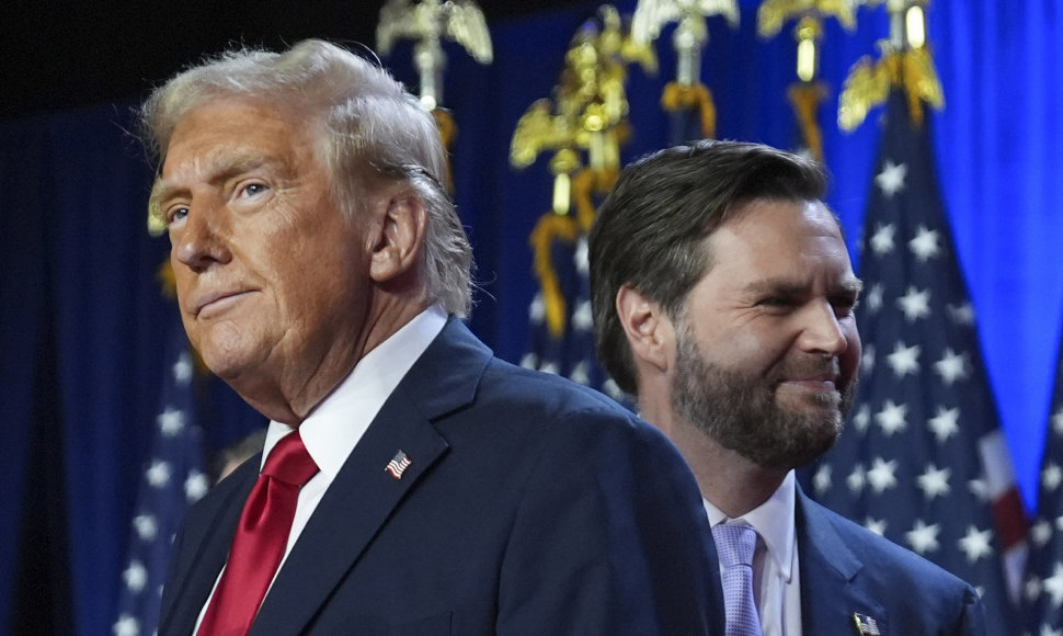 Donaldas Trumpas ir J.D.Vance'as