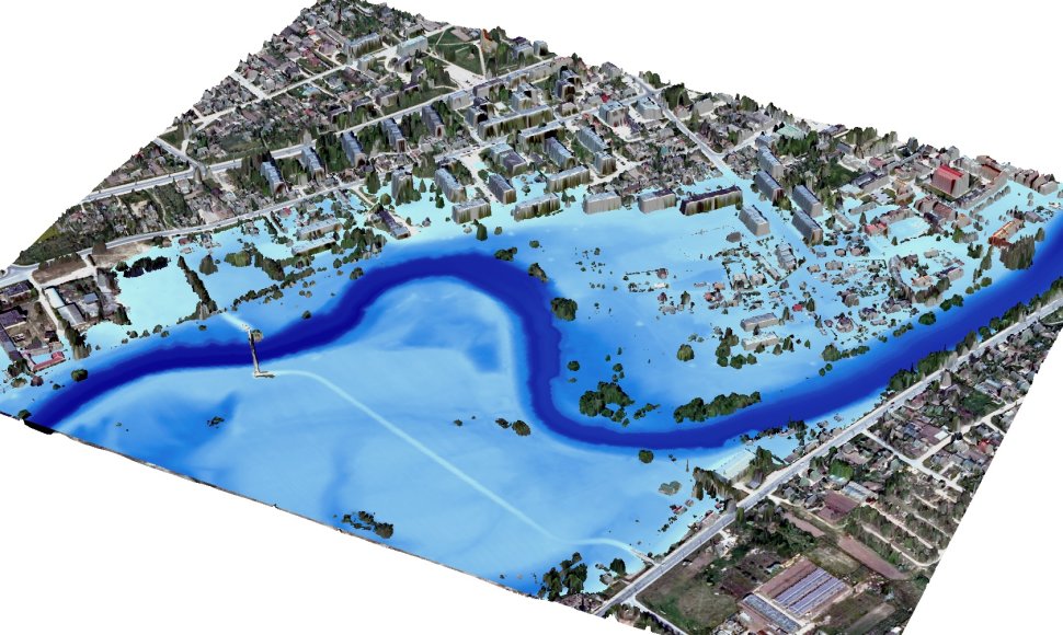Žemėlapių sudarymui naudotų duomenų pavyzdys Kėdainių mieste