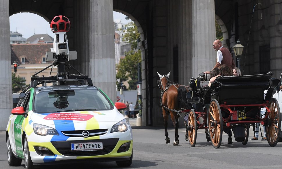 „Google Street View“ automobilis Vienoje