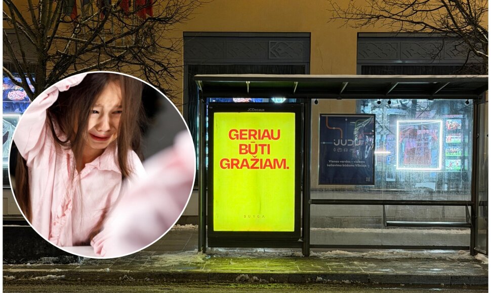 Mažas dukras auginantį vyrą sujaudino lauko reklamos žinutė