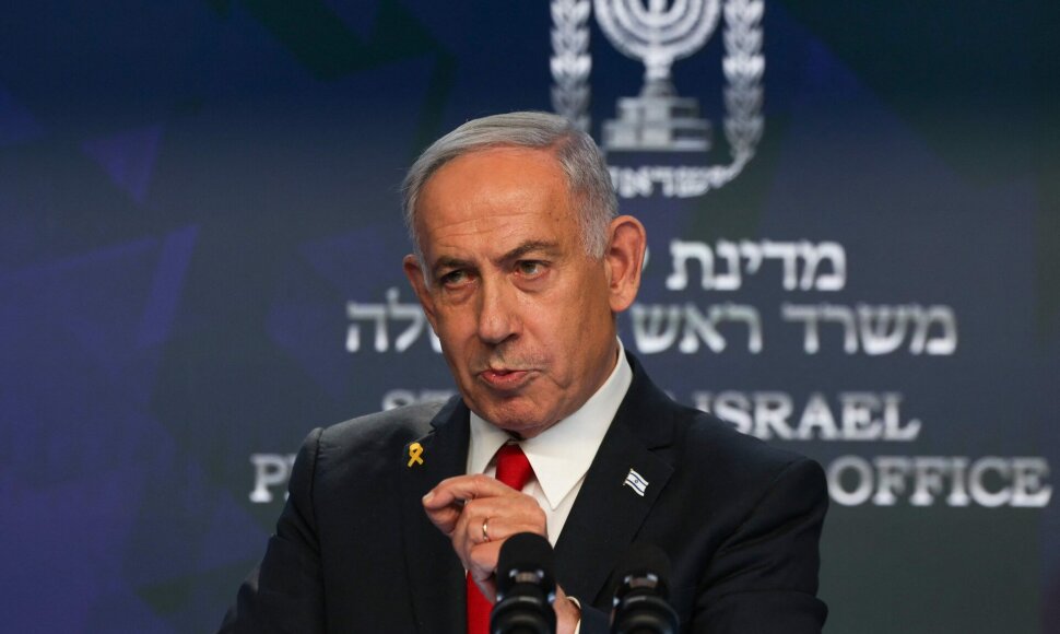 Benjaminas Netanyahu  / RONEN ZVULUN / AFP