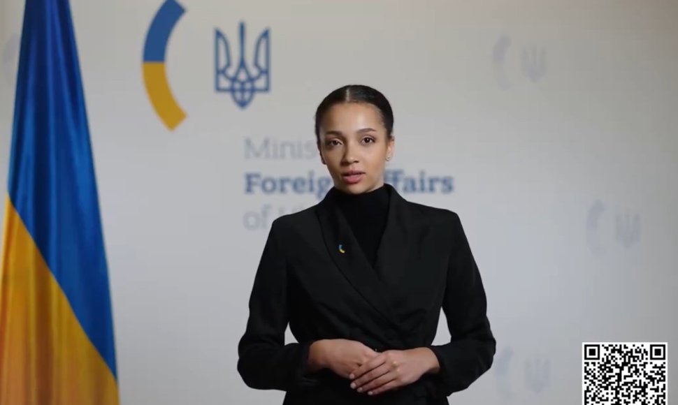 Skaitmeninė Ukrainos užsienio reikalų ministerijos atstovė spaudai Victoria Shi