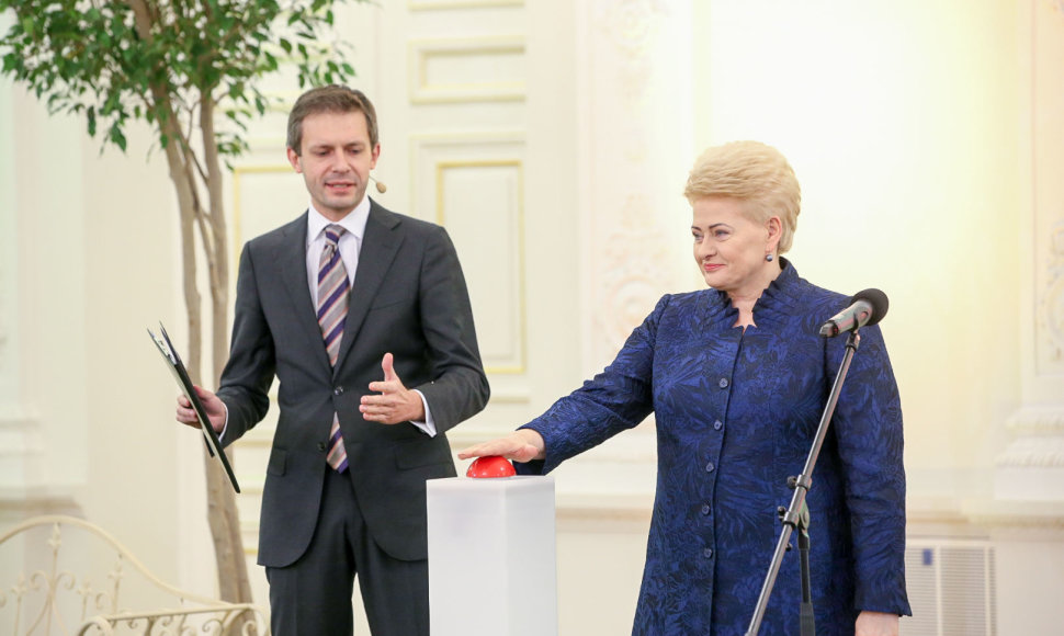 Andrius Tapinas ir Dalia Grybauskaitė