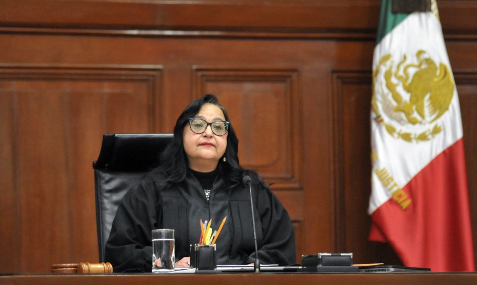 Meksikos Aukščiausiojo Teismo pirmininkė Norma Lucia Pina
