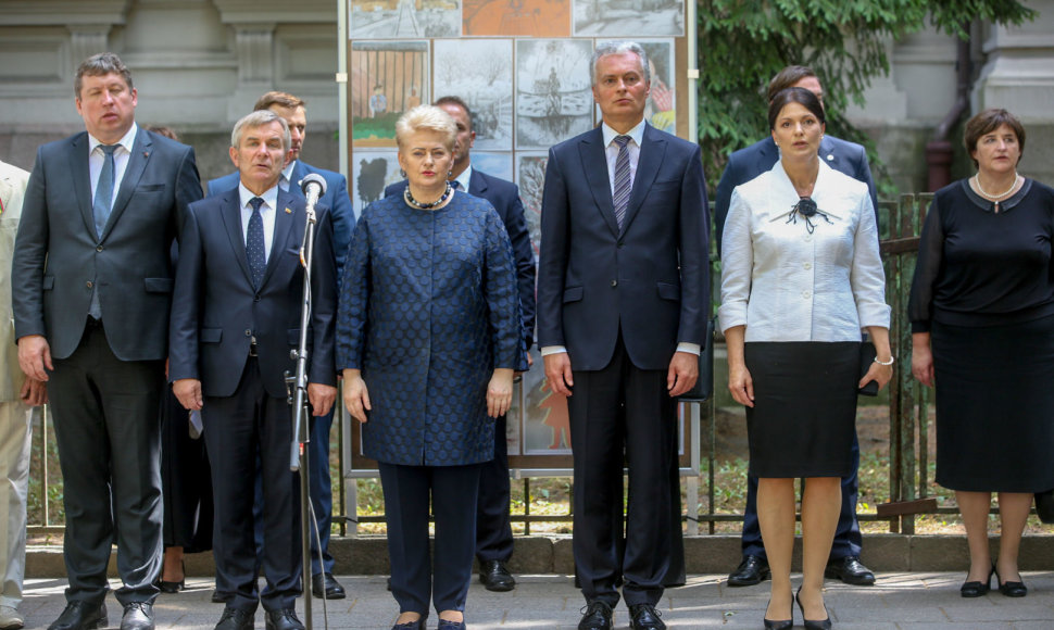 Gedulo ir vilties dienos minėjimas Aukų gatvėje