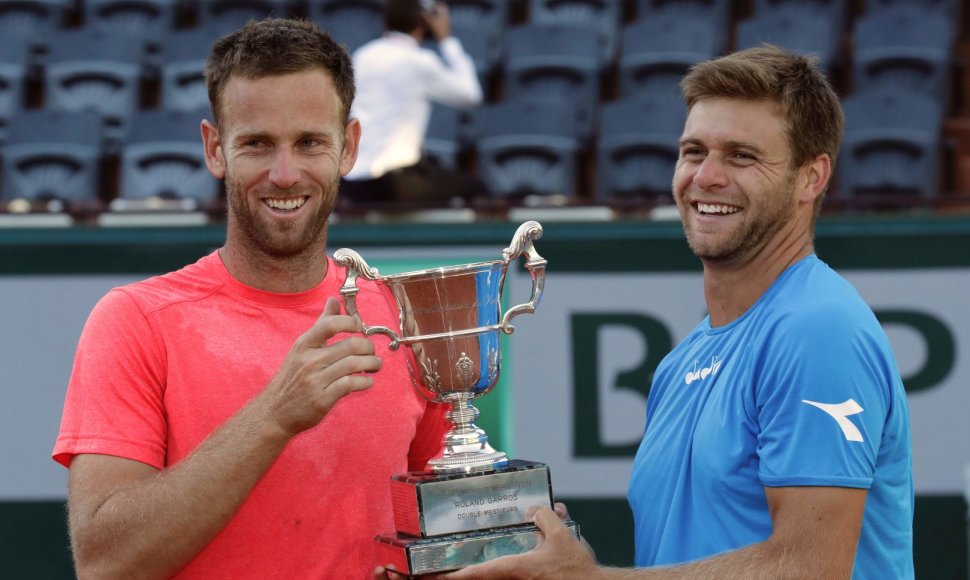 Ryanas Harrisonas su Michaelu Venusu tapo „Roland Garros“ čempionais