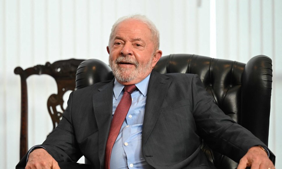 Brazilijos prezidentas Luizas Inacio Lula da Silva 