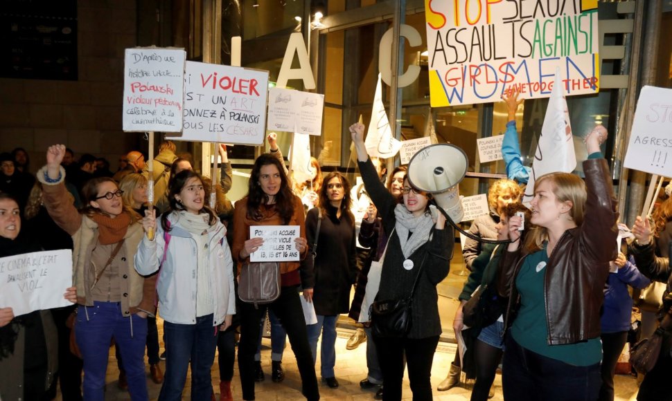 Polanski filmų retrospektyva Paryžiuje išprovokavo protestus