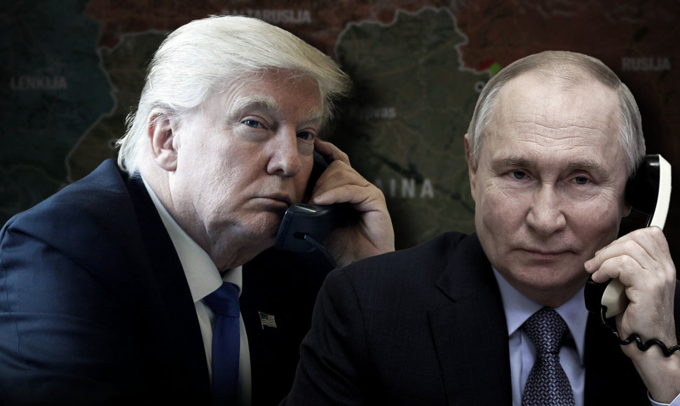 Donaldas Trumpas ir Vladimiras Putinas