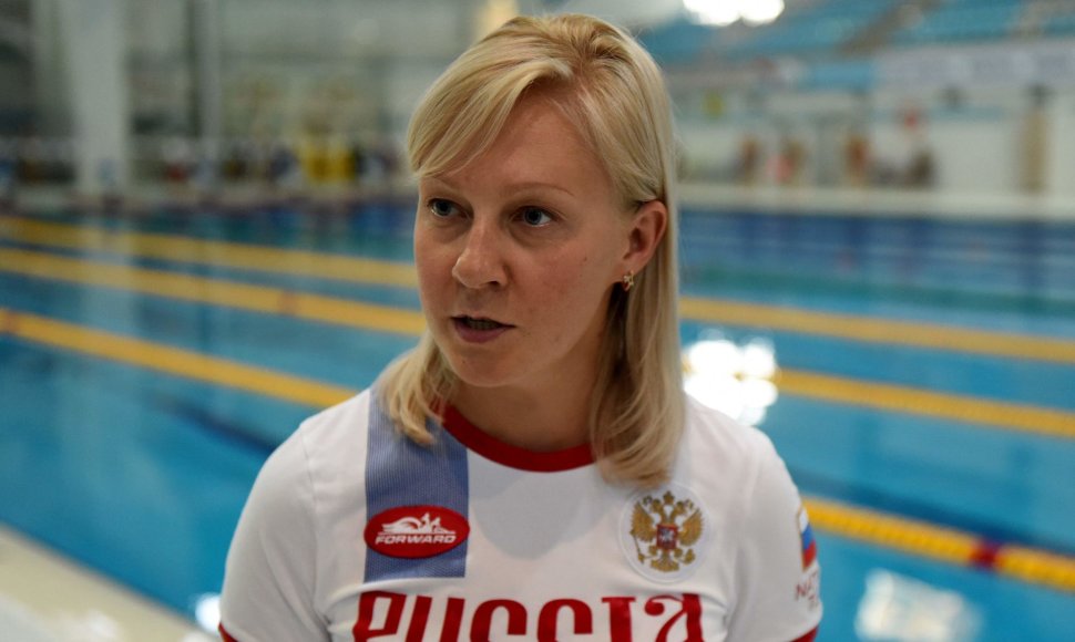 Rusijos paraolimpiečių trenerė Olesya Alexandrova