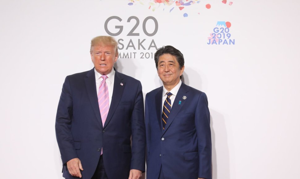 Donaldas Trumpas ir Shinzo Abe