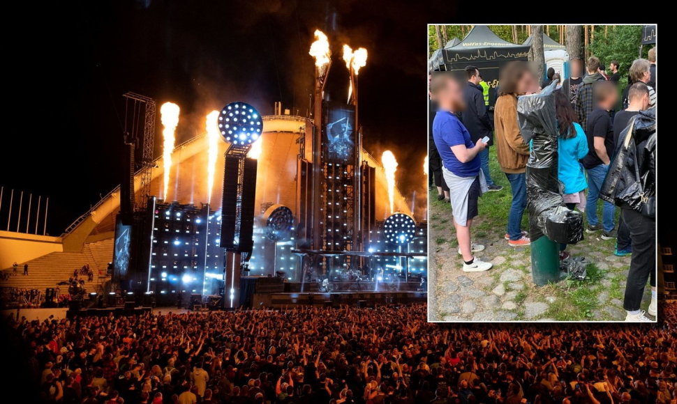 Vokiečių grupės „Rammstein“ koncertas Vingio parke